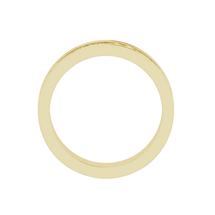 6mm Irish Wedding Band | 14K Gold Celtic Knot Wedding Ring for Men and Women, Rare Earth Jewelry