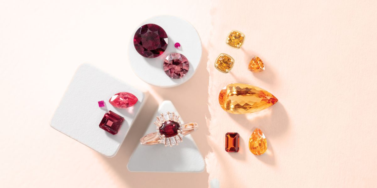 Create your own custom engagement ring or jewelry with natural gemstones. Colorful gemstones from Rare Earth Jewelry