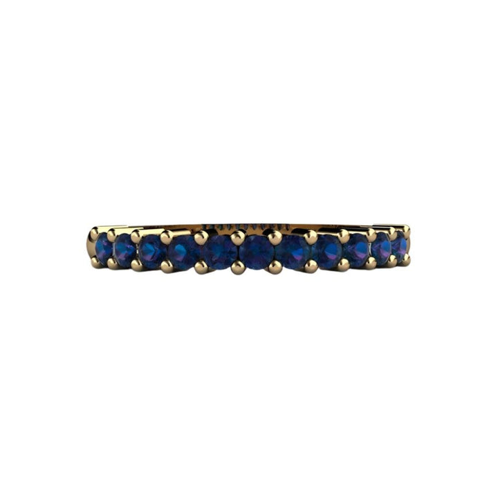 14K Alexandrite Stackable Band | June Birthstone Ring with Unique Color Change Gem