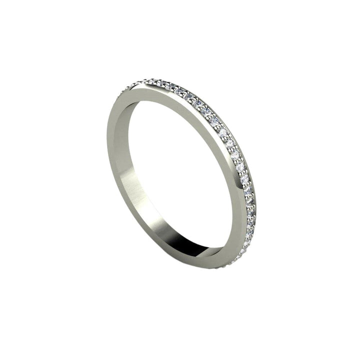 Classic Diamond Eternity Band or Wedding Ring, Anniversary Band - Rare Earth Jewelry
