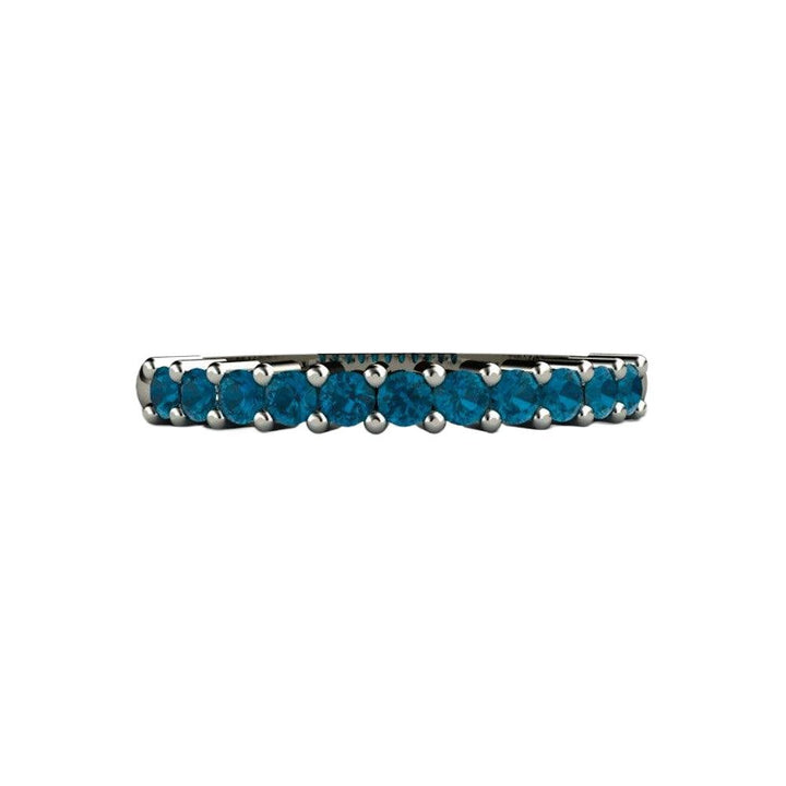 Reserved London Blue Topaz Band December Birthstone Ring Size 11.5, Rare Earth Jewelry