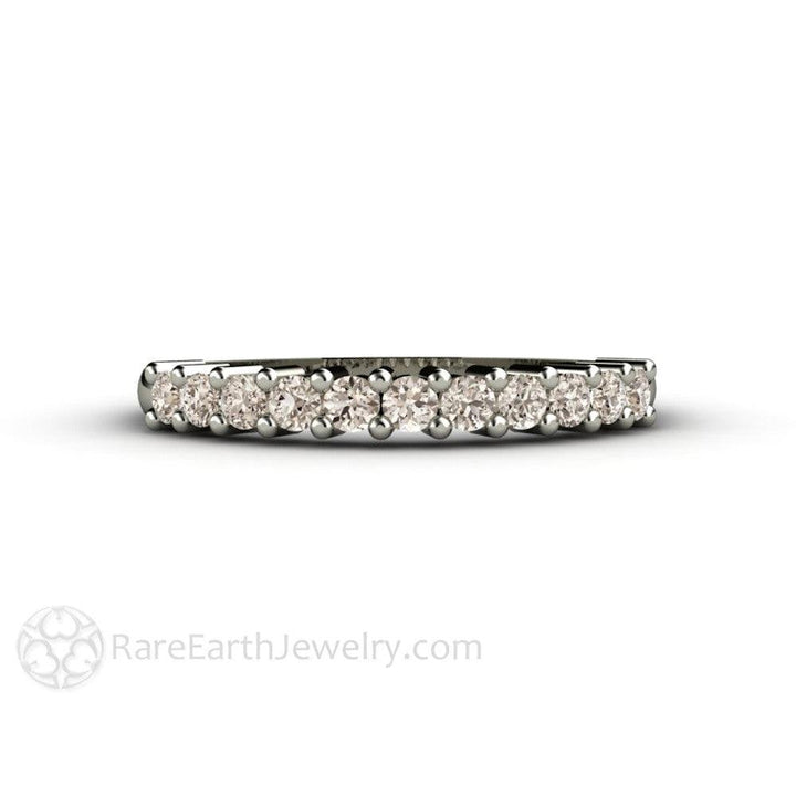 Champagne Light Brown Diamond Wedding Ring Anniversary Band, Rare Earth Jewelry