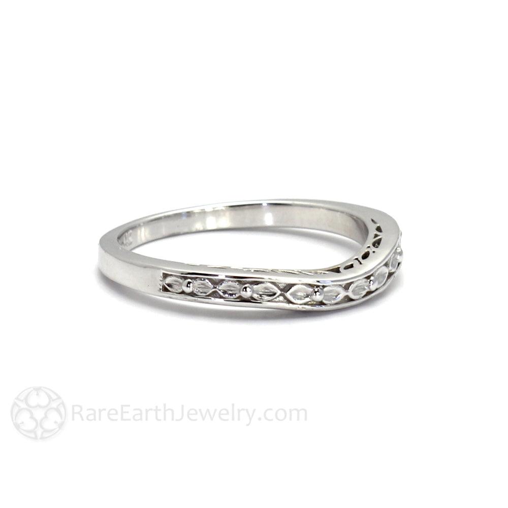 Vintage Inspired Diamond Engagement Ring Art Deco Style Solitaire, Rare Earth Jewelry