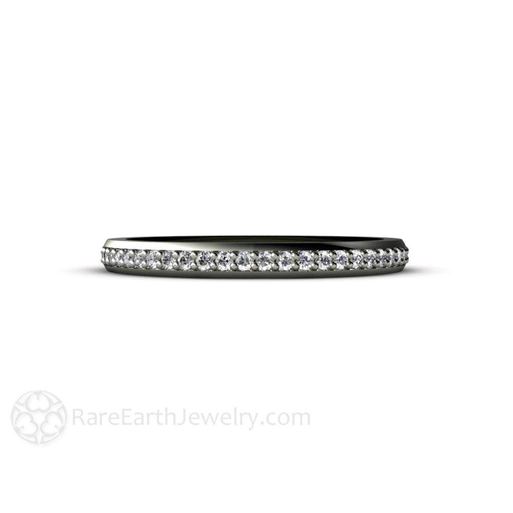 Classic Diamond Eternity Band or Wedding Ring, Anniversary Band - Rare Earth Jewelry