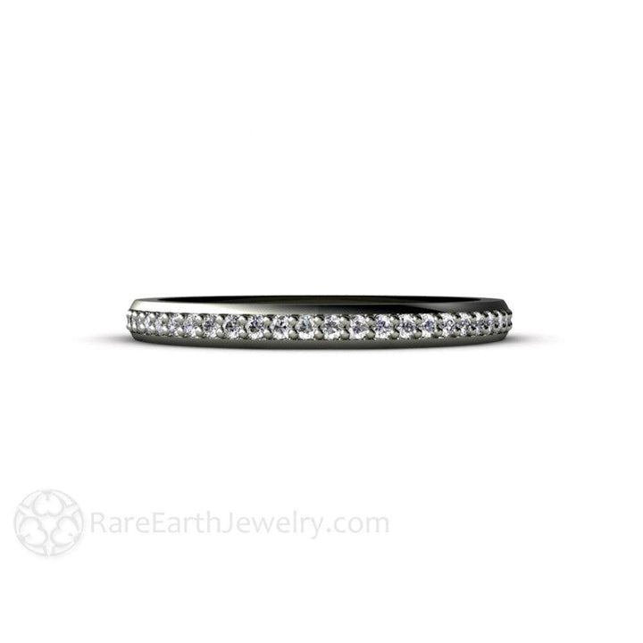 Classic Diamond Eternity Band or Wedding Ring, Anniversary Band - Rare Earth Jewelry