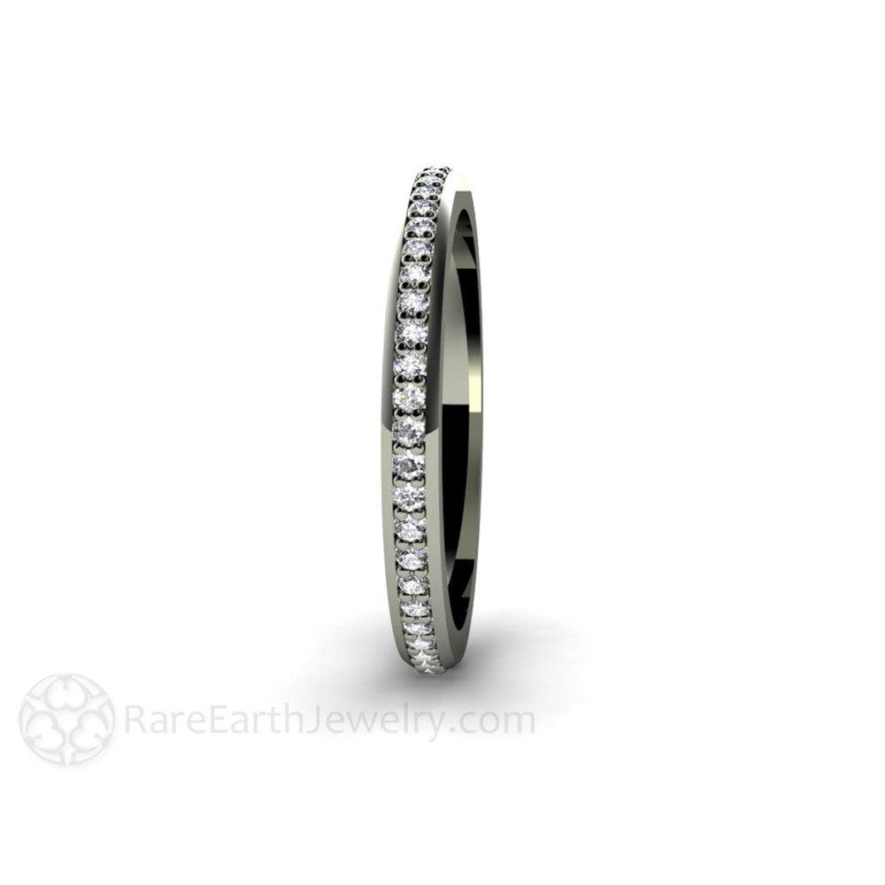 Classic Diamond Eternity Band or Wedding Ring, Anniversary Band - Rare Earth Jewelry