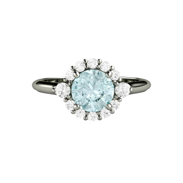 Reserved for Danielle Vintage Pink Tourmaline Engagement Ring Diamond Cluster with Filigree, Rare Earth Jewelry