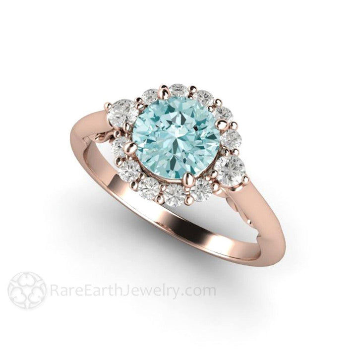 Reserved for Danielle Vintage Pink Tourmaline Engagement Ring Diamond Cluster with Filigree, Rare Earth Jewelry