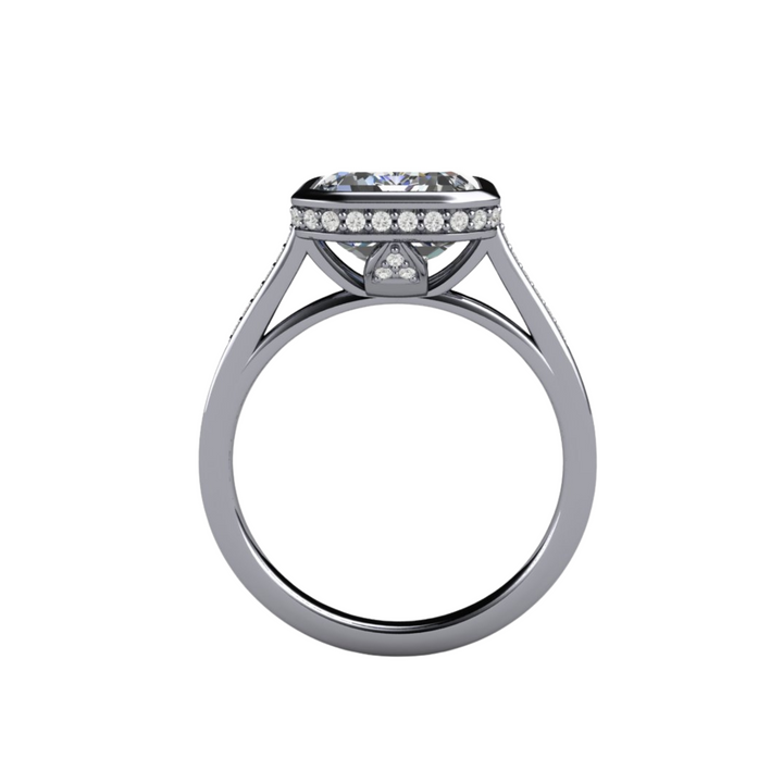 Reserved for Patrick | 20% Layaway Deposit Custom Gray Moissanite Engagement Ring