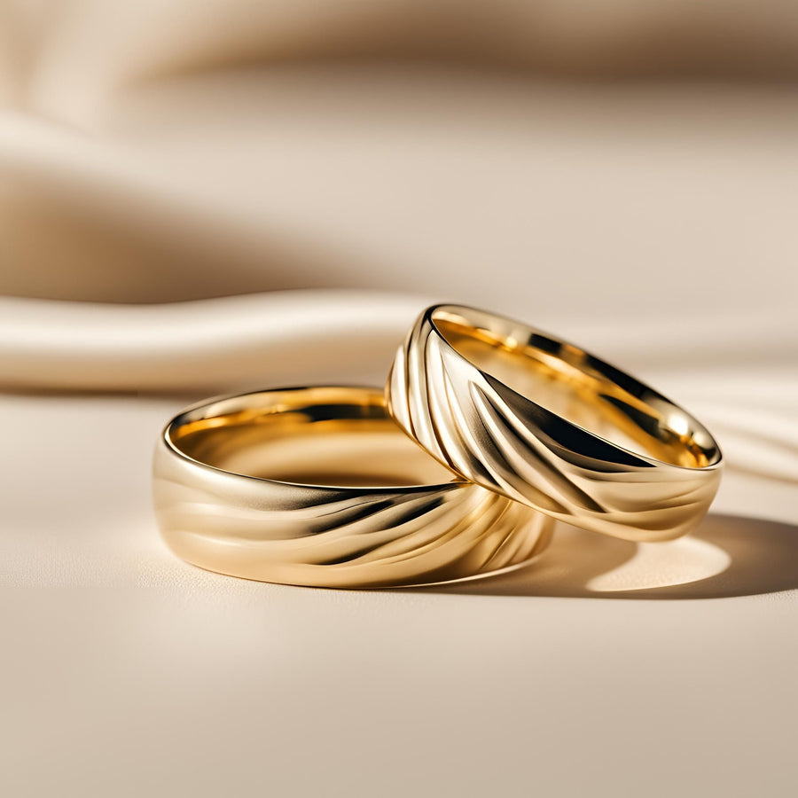 Ring Custom Ribbon Custom Wedding Rings & Bands Gallery | Rare Earth Jewelry