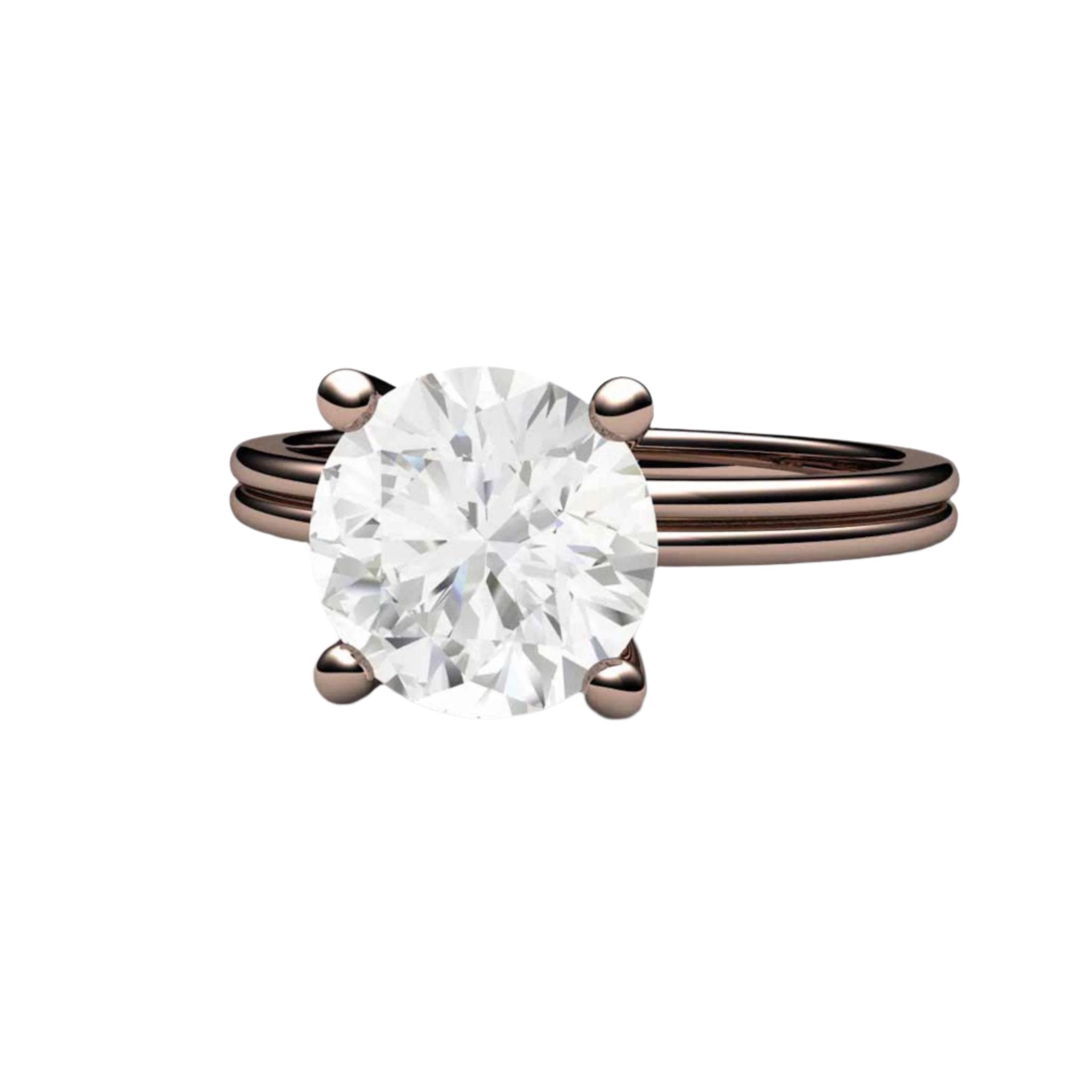 Forever one moissanite solitaire ring hotsell