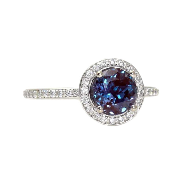 Simple Halo Diamond Ring - McKenzie & Smiley Jewelers | Clarksville TN