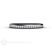 Diamond Wedding Ring or Anniversary Band Platinum - Rare Earth Jewelry