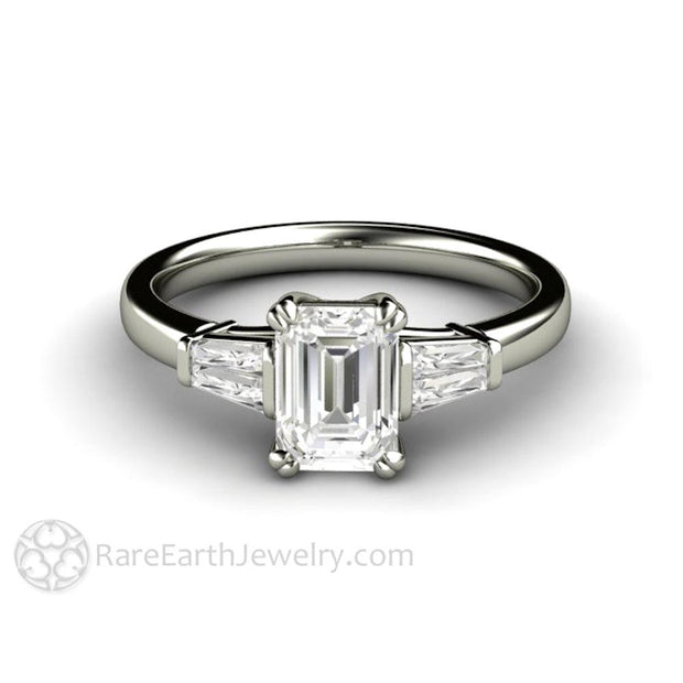 Baguette Engagement Ring - Element 79 Contemporary Jewelry
