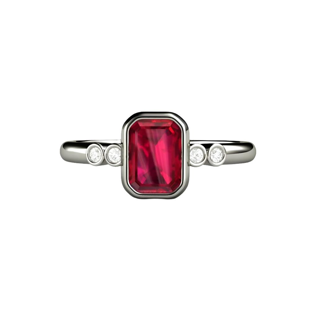 Ruby deals bezel ring